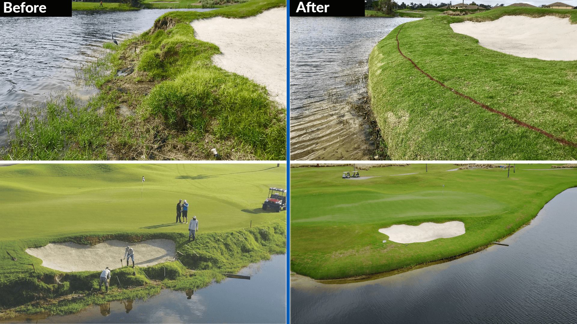 Golf bunker