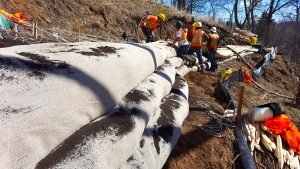 ShoreSOX solutions for lake bank erosion